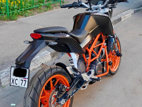 2014 KTM 390 Duke, оранжевый, 335000 рублей - вид 5