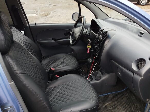 2007 Daewoo Matiz I Рестайлинг, синий, 280000 рублей - вид 15
