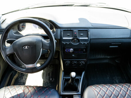 2012 Lada (ВАЗ) Priora I, чёрный, 349000 рублей, вид 5