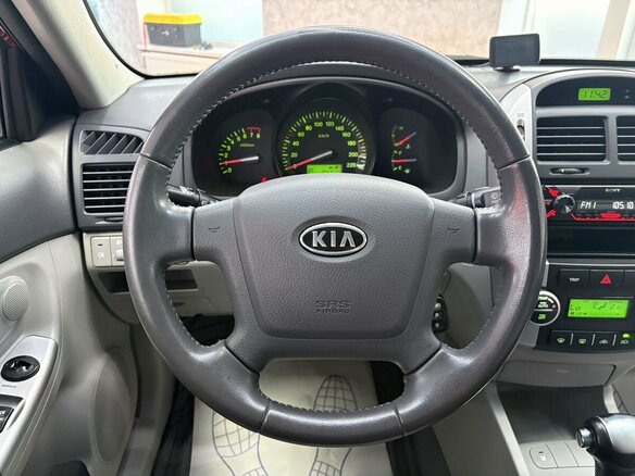 2008 Kia Cerato I Рестайлинг, красный, 645000 рублей - вид 12