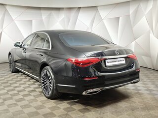 2021 Mercedes-Benz S-Класс 450 Long 4MATIC VII (W223), чёрный, 9500000 рублей, вид 4