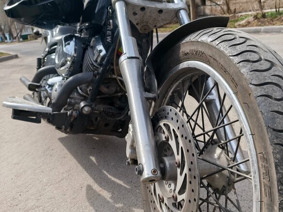 2001 Yamaha XVS400 Drag Star, чёрный, 320000 рублей