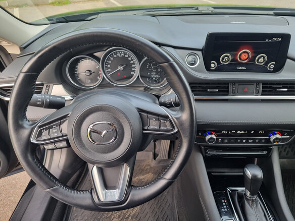 2019 Mazda 6 III (GJ) Рестайлинг 2, синий, 2630000 рублей - вид 5