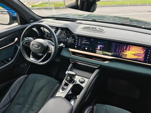 2023 Geely Monjaro I, синий - вид 15