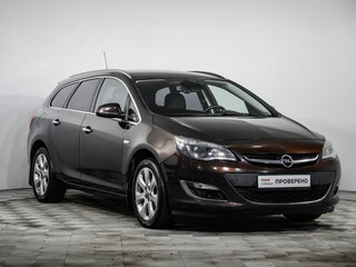 2013 Opel Astra J Рестайлинг, коричневый, 699777 рублей, вид 3