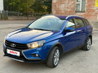 2021 Lada (ВАЗ) Vesta SW I, синий, 1179000 рублей, вид 4