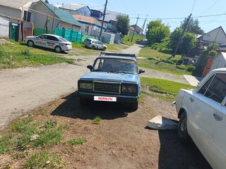 1991 Lada (ВАЗ) 2107, синий, 70000 рублей, вид 2