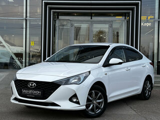 2021 Hyundai Solaris II Рестайлинг, белый, 1450000 рублей, вид 3
