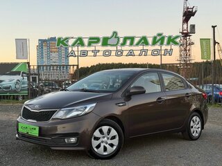 2016 Kia Rio III Рестайлинг, коричневый, 1099000 рублей, вид 2