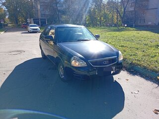 2010 Lada (ВАЗ) Priora I, чёрный, 200000 рублей, вид 2