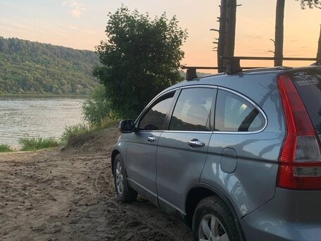 2007 Honda CR-V III, серебристый, 950000 рублей, вид 5