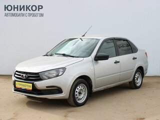 2018 Lada (ВАЗ) Granta I Рестайлинг, серебристый, 349000 рублей, вид 1