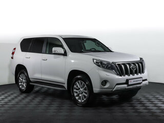 2014 Toyota Land Cruiser Prado 150 Series Рестайлинг 1, белый, 3990000 рублей, вид 3