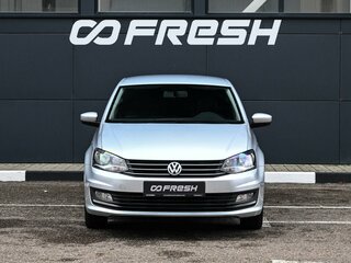 2016 Volkswagen Polo V Рестайлинг, серебристый, 1249000 рублей, вид 3
