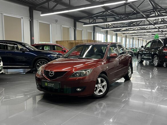 2008 Mazda 3 I (BK) Рестайлинг, красный, 650000 рублей