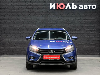 2020 Lada (ВАЗ) Vesta SW Cross I, синий, 1200000 рублей, вид 2