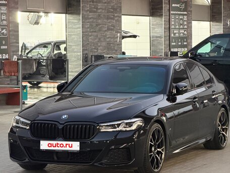2020 BMW 5 серии 530i VII (G30/G31/G38) Рестайлинг, синий, 4890000 рублей, вид 2