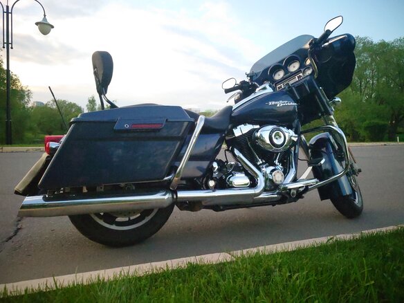 2009 Harley-Davidson Street Glide, синий, 737000 рублей - вид 8