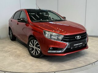 2016 Lada (ВАЗ) Vesta I, красный, 699000 рублей, вид 3