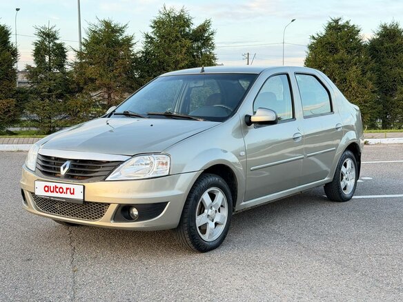 2011 Renault Logan I Рестайлинг, бежевый