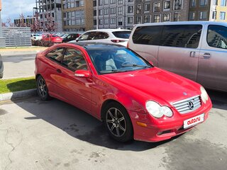 2001 Mercedes-Benz C-Класс 230 II (W203), красный, 350000 рублей, вид 3