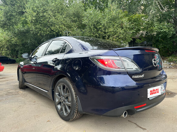 2010 Mazda 6 II (GH) Рестайлинг, синий, 840000 рублей - вид 3