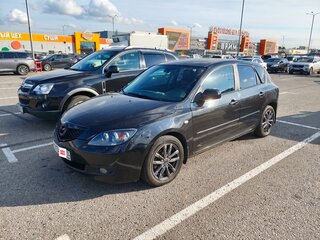 2008 Mazda 3 I (BK) Рестайлинг, чёрный, 380000 рублей, вид 1