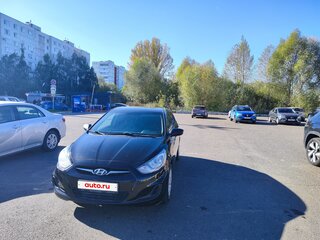 2013 Hyundai Solaris I, чёрный, 920000 рублей, вид 1