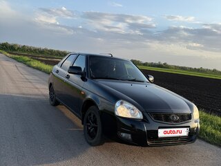 2013 Lada (ВАЗ) Priora I Рестайлинг, чёрный, 370000 рублей, вид 4