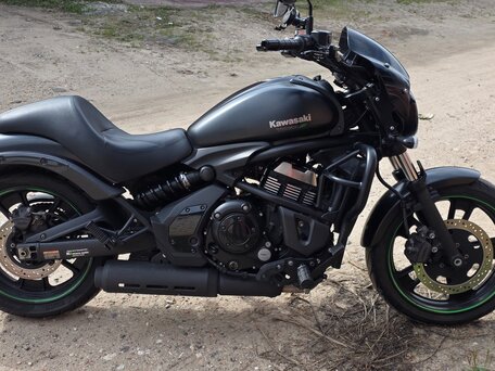 2016 Kawasaki EN650 Vulcan S, чёрный, 625000 рублей, вид 3