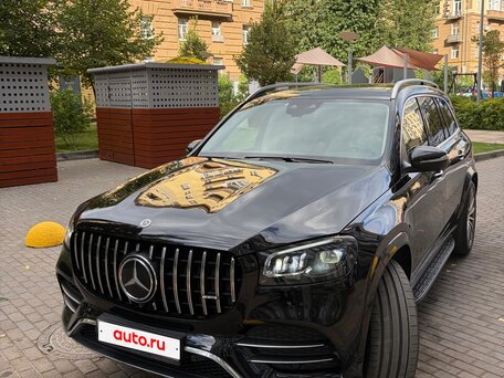 2020 Mercedes-Benz GLS 400 d II (X167), чёрный, 7950000 рублей, вид 2