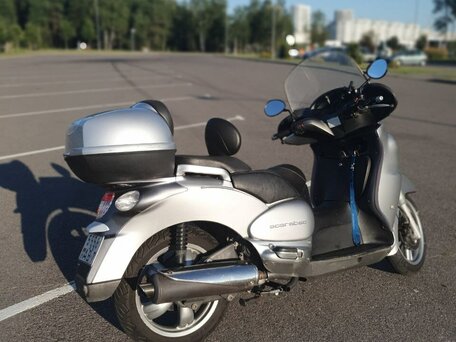 2005 Aprilia Scarabeo 500, серебристый, 298961 рублей, вид 4