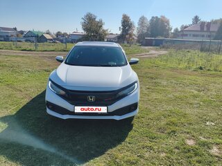 2021 Honda Civic X Рестайлинг, белый, 2500000 рублей, вид 3