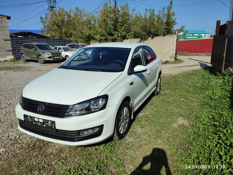 2019 Volkswagen Polo V Рестайлинг, белый, 1055000 рублей, вид 1