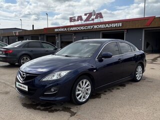 2010 Mazda 6 II (GH) Рестайлинг, синий, 870000 рублей, вид 5