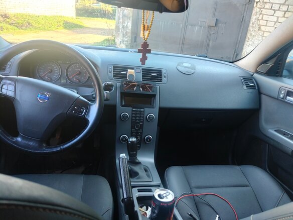 2008 Volvo S40 II Рестайлинг, чёрный, 350000 рублей - вид 5