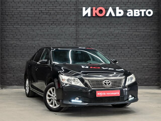 2012 Toyota Camry VII (XV50), чёрный, 1600000 рублей, вид 3