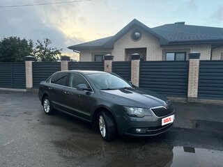 2014 Skoda Superb DSG II Рестайлинг, серый, 1150000 рублей, вид 2