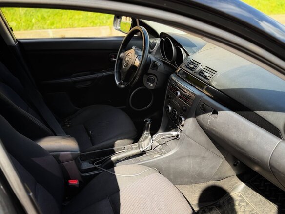 2007 Mazda 3 I (BK) Рестайлинг, чёрный, 395000 рублей - вид 5