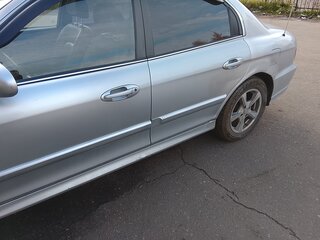 2006 Hyundai Sonata ТагАЗ IV (EF) Рестайлинг, серебристый, 250000 рублей, вид 4