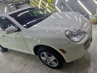 2005 Porsche Cayenne I (955), белый, 1200000 рублей, вид 4