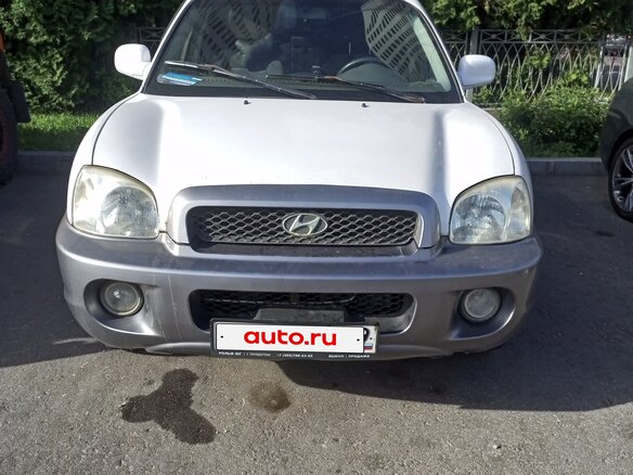 2003 Hyundai Santa Fe I, белый, 650000 рублей - вид 2