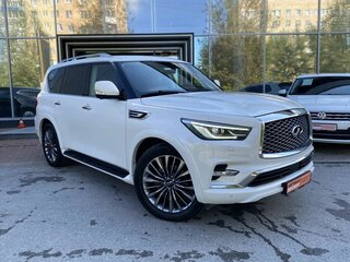 2019 Infiniti QX80 I Рестайлинг 2, белый, 3799000 рублей, вид 3