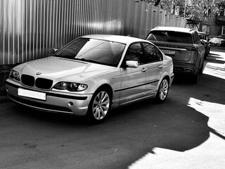 2002 BMW 3 серии N42 316i IV (E46) Рестайлинг, серебристый, 400000 рублей, вид 2