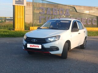 2021 Lada (ВАЗ) Granta I Рестайлинг, белый, 505000 рублей, вид 1