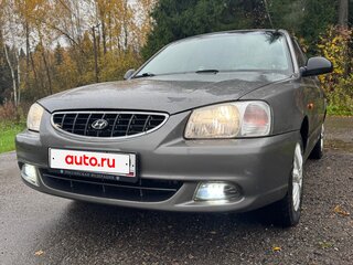 2002 Hyundai Accent II, серый, 330000 рублей, вид 1