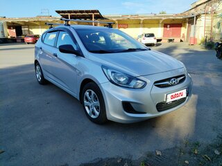 2012 Hyundai Solaris I, серебристый, 780000 рублей, вид 2