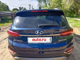 2019 Hyundai Santa Fe IV, синий, 3150000 рублей, вид 3