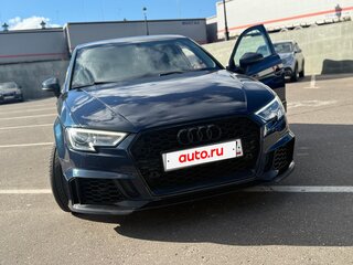 2017 Audi A3 III (8V) Рестайлинг, синий, 1730000 рублей, вид 2