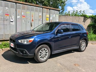 2012 Mitsubishi ASX I Рестайлинг, синий, 680000 рублей, вид 1